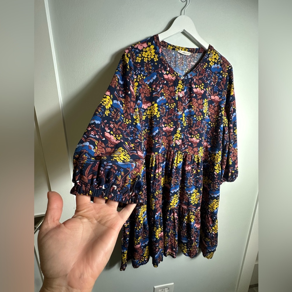 Natural Life Floral Relaxed Dress Size XL - Picture 8 of 13